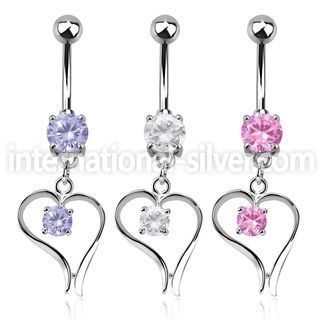 mcdz12 belly rings surgical steel 316l belly button