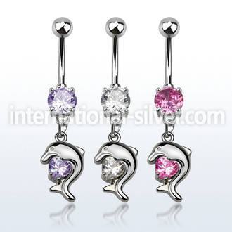 mcdz300 belly rings surgical steel 316l belly button