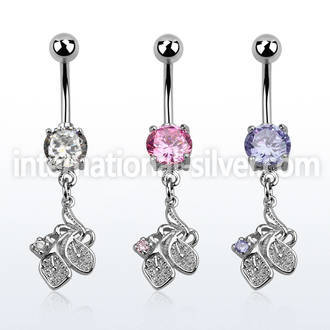 mcdz302 belly rings surgical steel 316l belly button