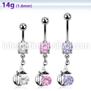 mcdz378 belly rings surgical steel 316l belly button