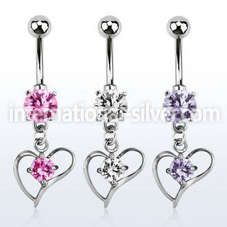 mcdz391 belly rings surgical steel 316l belly button