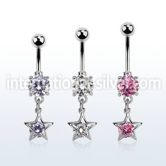 mcdz414 belly rings surgical steel 316l belly button