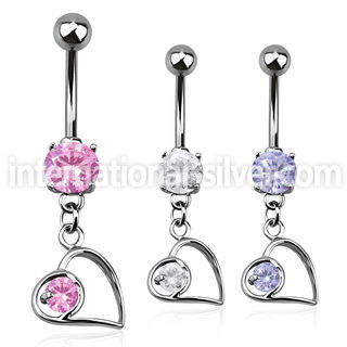 mcdz66 belly rings surgical steel 316l belly button