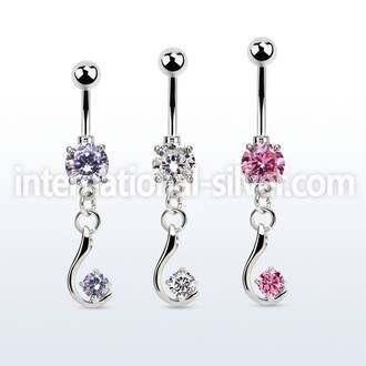mcdz730 belly rings surgical steel 316l belly button