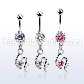 mcdz731 belly rings surgical steel 316l belly button