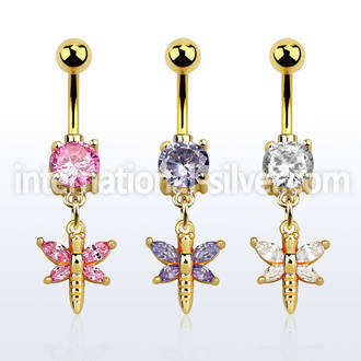 mdgz1 belly rings anodized surgical steel 316l belly button