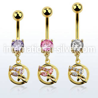mdgz520 belly rings anodized surgical steel 316l belly button