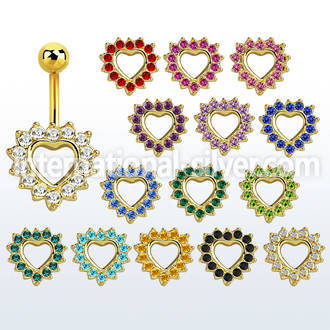 mdk708 belly rings anodized surgical steel 316l belly button