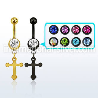 mdk756 belly rings anodized surgical steel 316l belly button