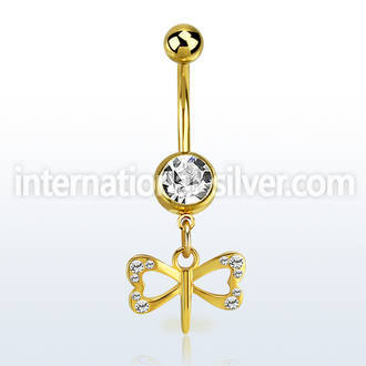 mdk761 anodized surgical steel belly bananas belly piercing