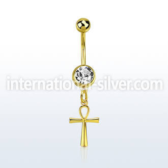 mdk769 anodized surgical steel belly bananas belly piercing