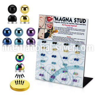 mg102 fake illusion body jewelry anodized surgical steel 316l nose