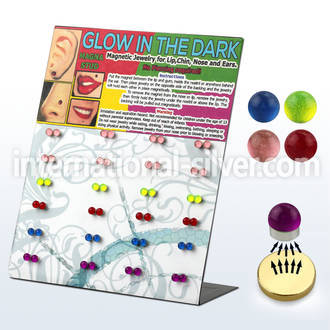 mg107 fake illusion body jewelry acrylic body jewelry nose