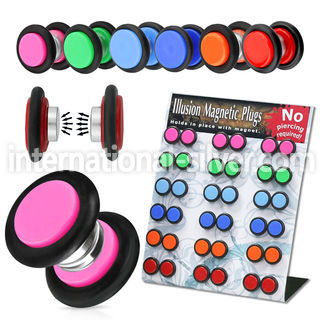 mgmpr6 cheaters  illusion plugs and tapers acrylic body jewelry belly button