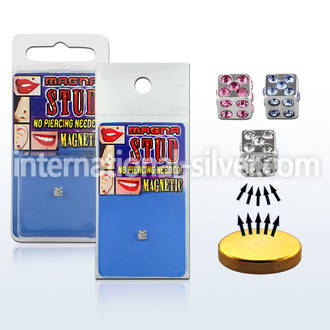 mgsdc4 fake illusion body jewelry surgical steel 316l belly button