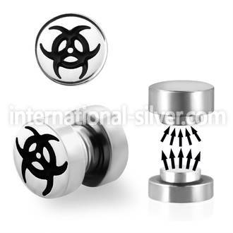 mip13 cheaters  illusion plugs and tapers surgical steel 316l ear lobe