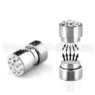 mpmc6 cheaters  illusion plugs and tapers surgical steel 316l belly button