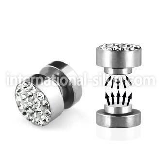 mpmc8 cheaters  illusion plugs and tapers surgical steel 316l belly button