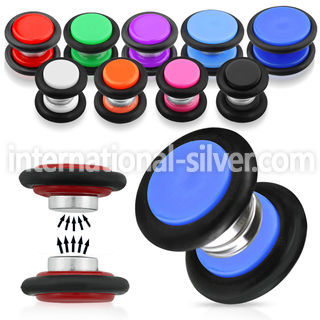 mpvr cheaters  illusion plugs and tapers acrylic body jewelry belly button