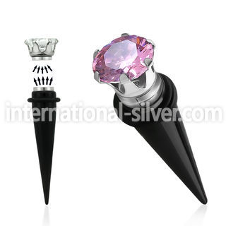 mvtpz6 cheaters  illusion plugs and tapers acrylic body jewelry belly button