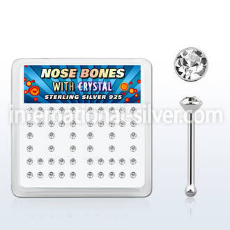 nb14cx nose bone silver 925 nose
