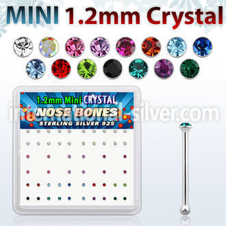 nb5mx 925 silver nose bones nose piercing