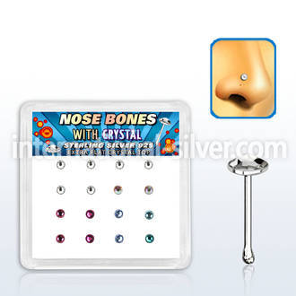 nbfbs16m nose bone silver 925 nose