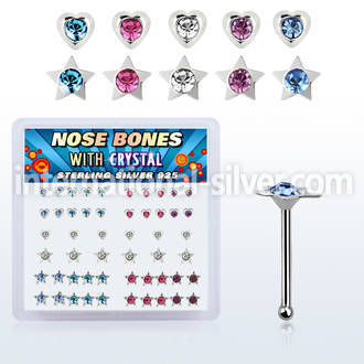 nbmhsm nose bone silver 925 nose