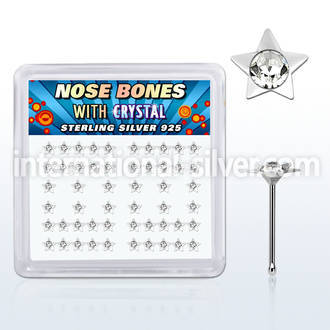 nbsarbxc nose bone silver 925 nose