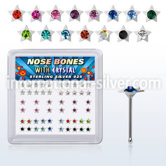 nbsarbxm nose bone silver 925 nose