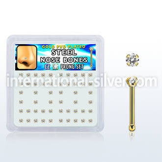 nbtz2xc surgical steel nose bones nose  piercing