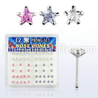 nbzsm nose bone silver 925 nose