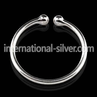 nc12 fake illusion hoops silver 925 belly button