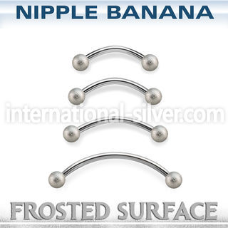 npbnfo4 surgical steel curved barbell 4mm