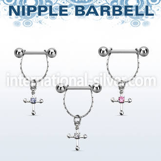 npdl21 straight barbells surgical steel 316l nipple