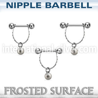npdl27 straight barbells surgical steel 316l nipple