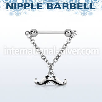 npdl37 straight barbells surgical steel 316l nipple
