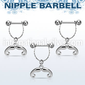 npdl39 straight barbells surgical steel 316l nipple