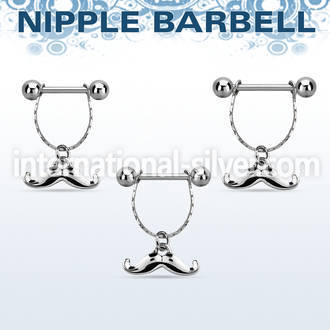 npdl40 straight barbells surgical steel 316l nipple
