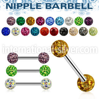 npfr5 straight barbells surgical steel 316l nipple
