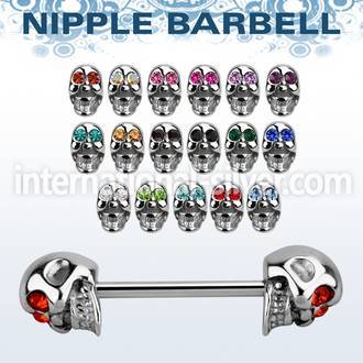 npskc straight barbells surgical steel 316l nipple