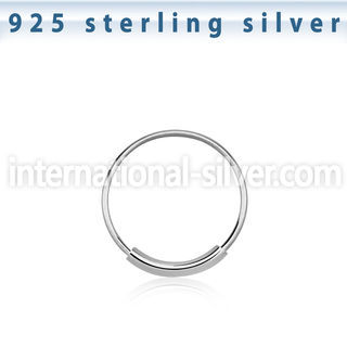 ns03 nose hoop silver 925 nose