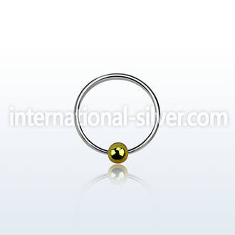 ns05gb nose hoop silver 925 nose
