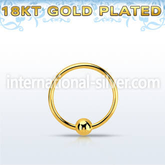 ns05rg nose hoop silver 925 nose