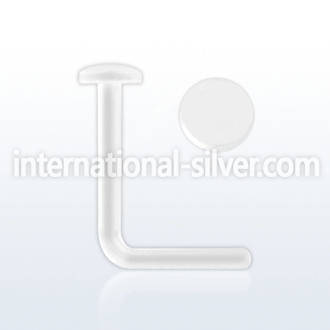 nsrtd l shape nose studs bioflex ptfe nose