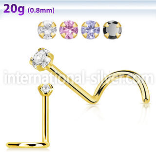 nwtzr2 anodized surgical steel nose screws and nose studs nose  piercing