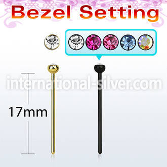 nycbt25 bend it to fit nose studs anodized surgical steel 316l nose