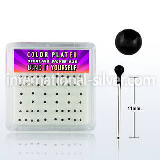 nykbbx bend it to fit nose studs silver 925 nose