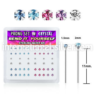 nypbmm bend it to fit nose studs silver 925 nose