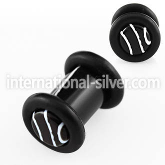 pgmb4 plugs gauges acrylic body jewelry ear lobe